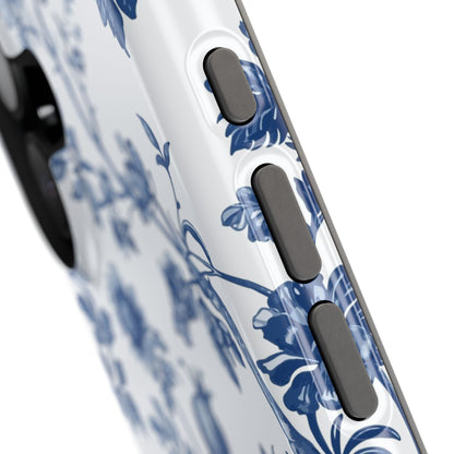 French Navy Toile iPhone Case