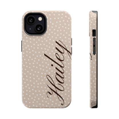 Custom Vanilla Dots iPhone Case