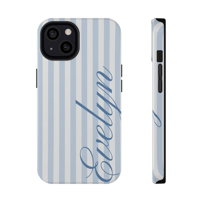 Personalized Blue Beau iPhone Case