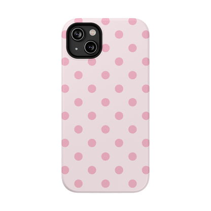Pink Sprinkles Polka Dots iPhone Case