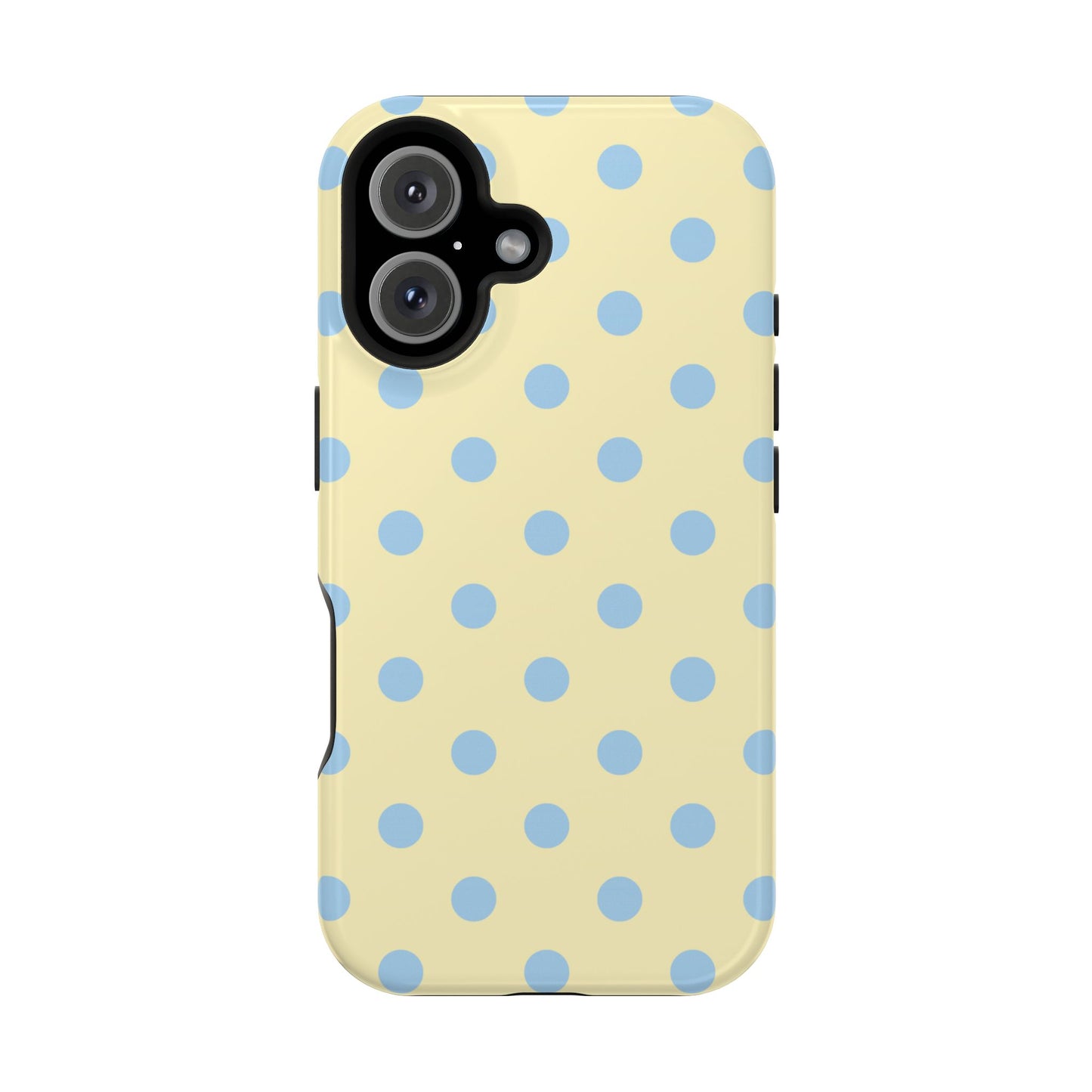 Lemon Sky Polka Dots iPhone Case
