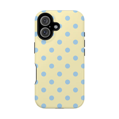 Lemon Sky Polka Dots iPhone Case