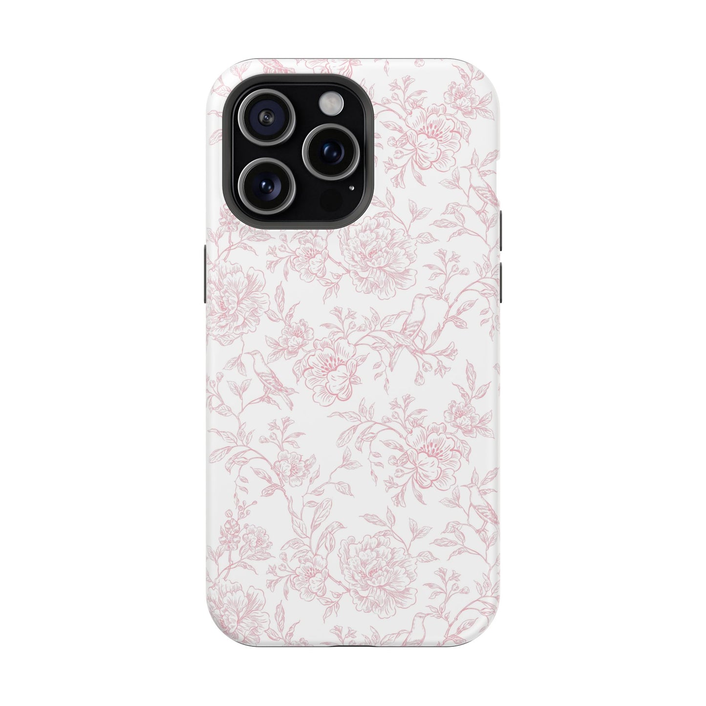 French Rosy Toile iPhone Case