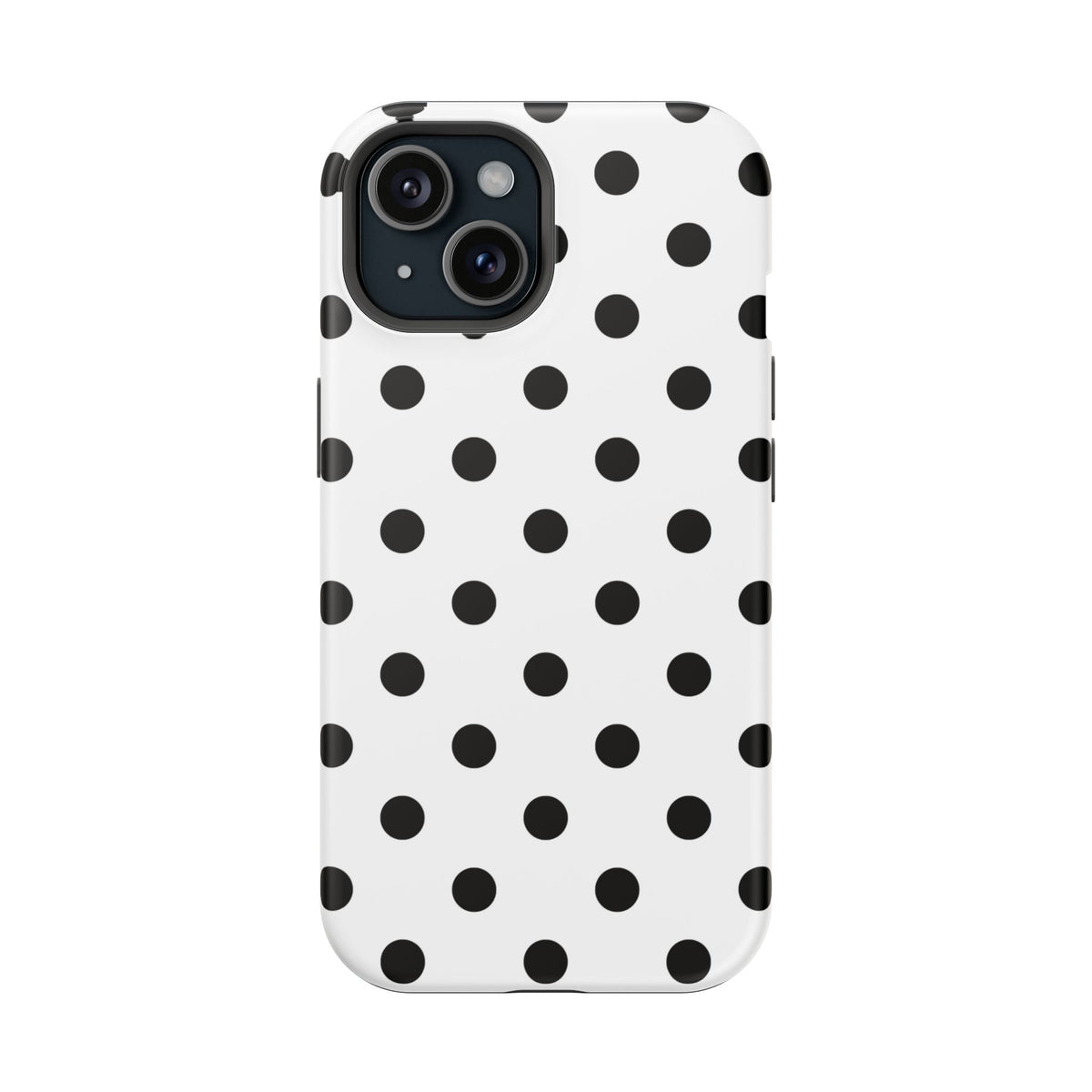Black Polka Dots iPhone Case