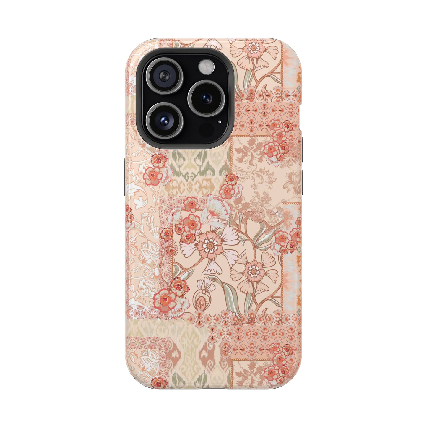 Peachy Paisley iPhone Case