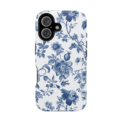 French Navy Toile iPhone Case
