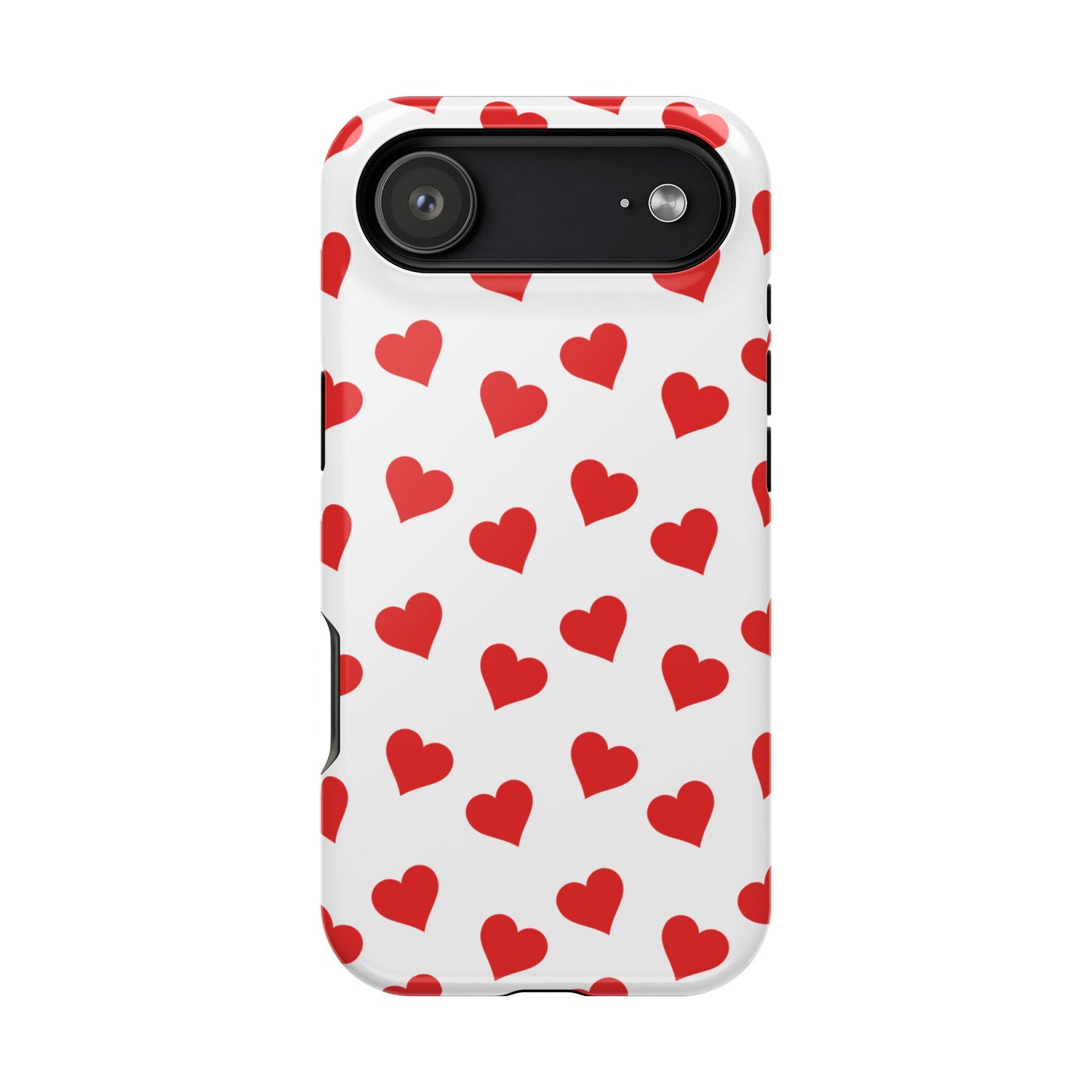 Red Heart Mania iPhone Case