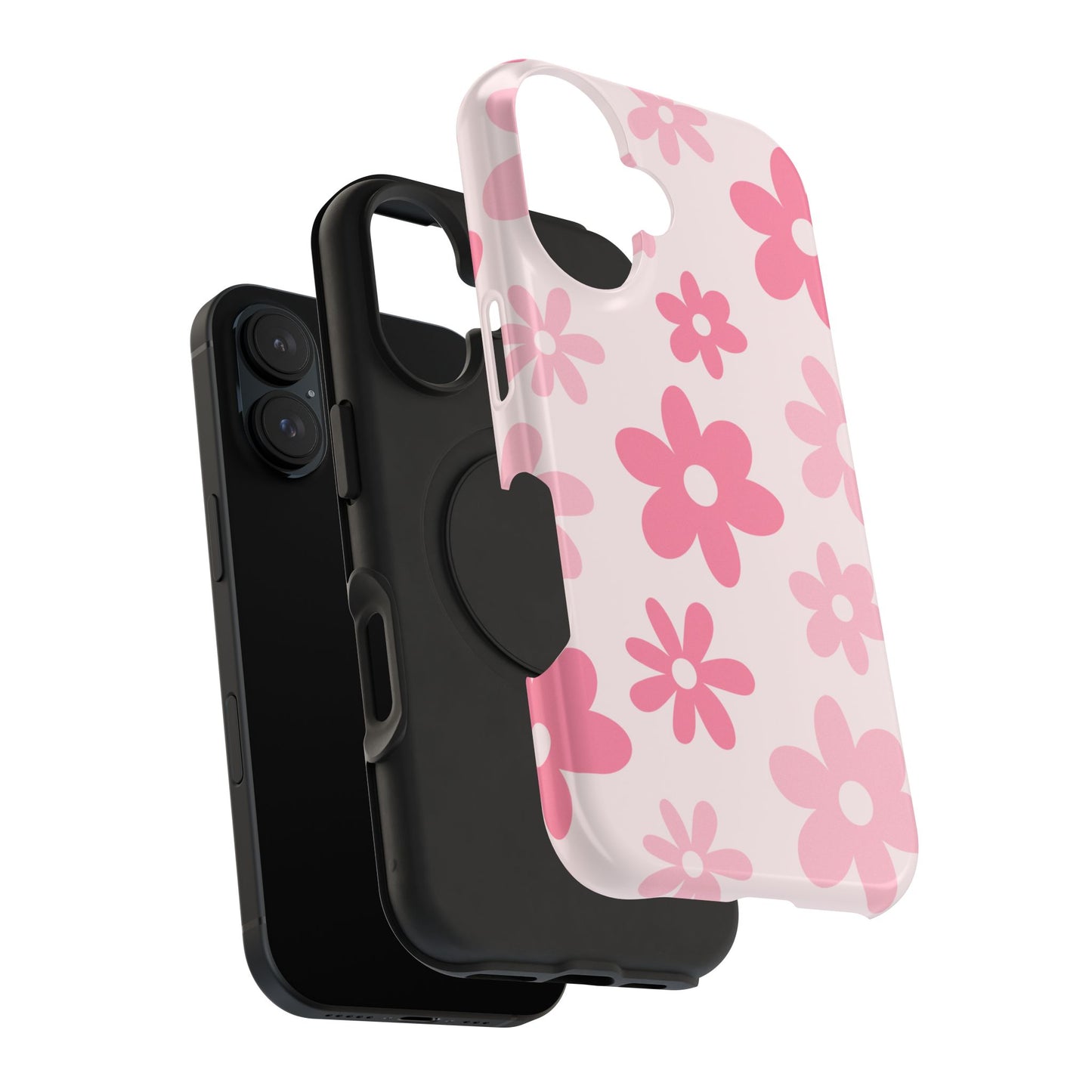 Pink Flower Power iPhone Case