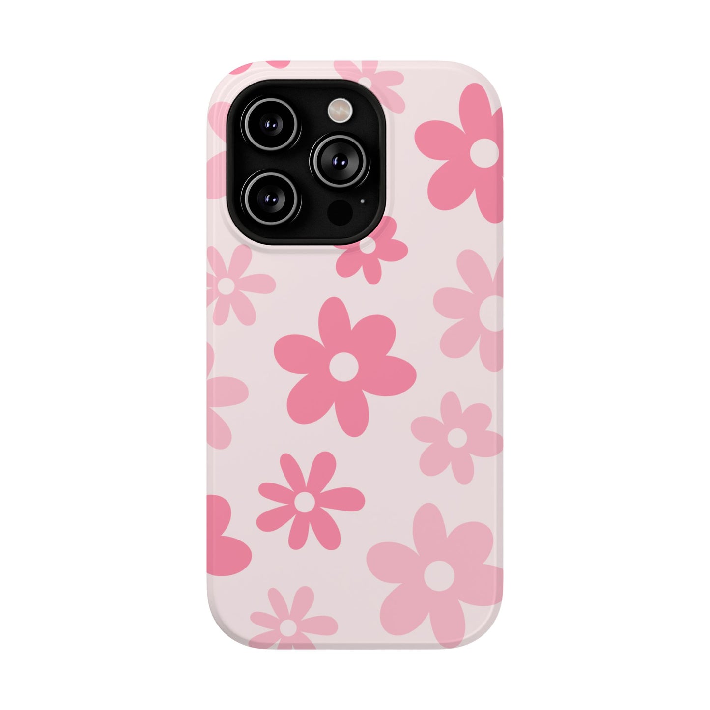 Pink Flower Power iPhone Case
