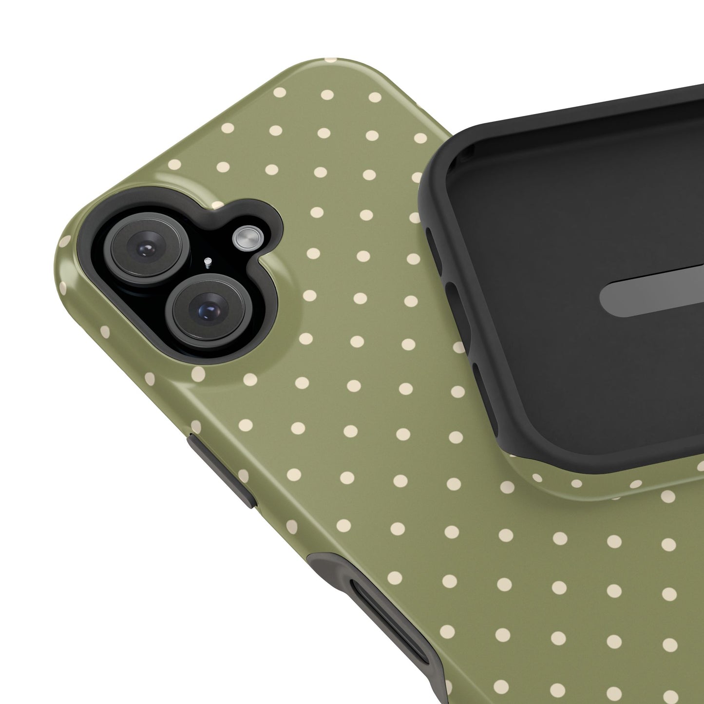 Green Mini Dots iPhone Case