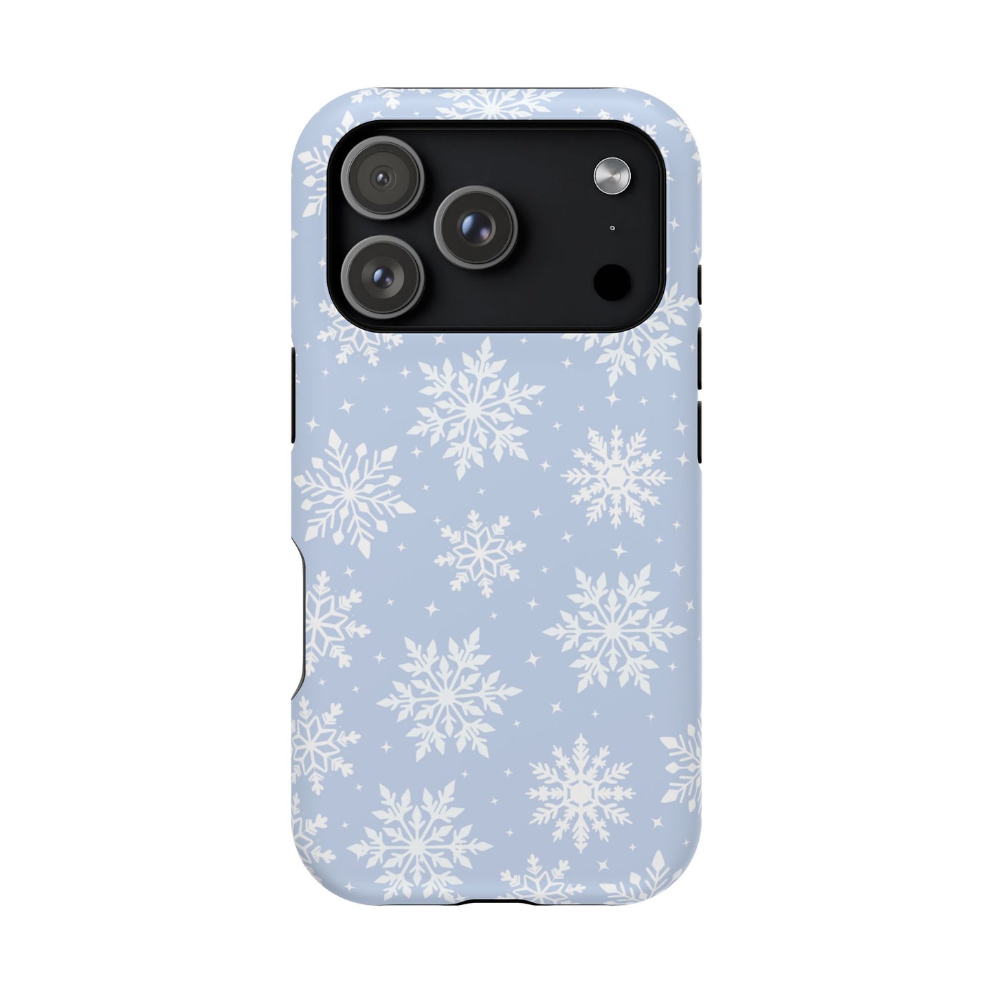Blue Snowflakes iPhone Case