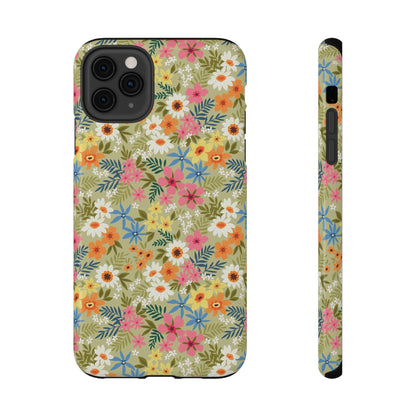 Colorful Posies iPhone Case