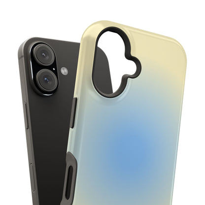 Blue & Yellow Aura iPhone Case