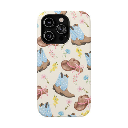 Floral Cowgirl iPhone Case
