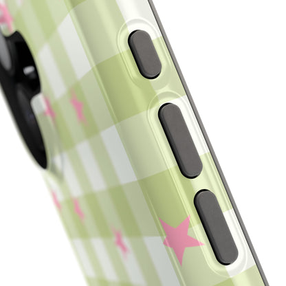 Lucky Star Gingham iPhone Case