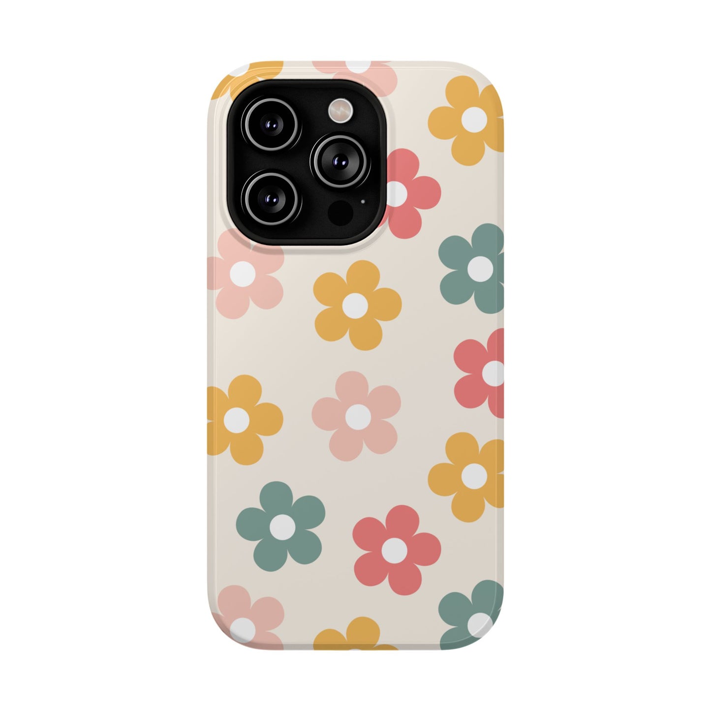 Boho Retro Flowers iPhone Case
