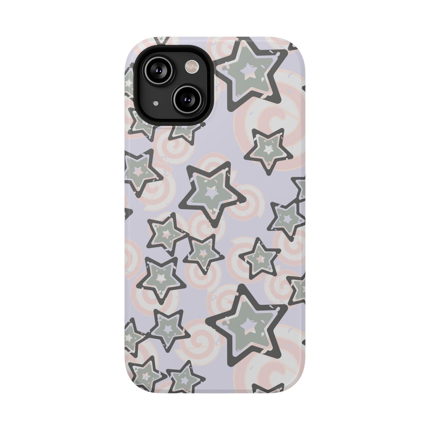Y2K Gray Star iPhone Case
