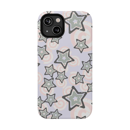 Y2K Gray Star iPhone Case