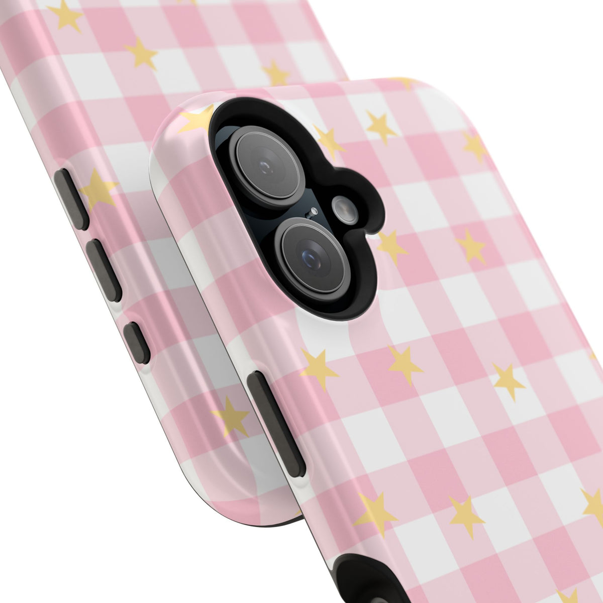 Pink Lemonade Gingham iPhone Case