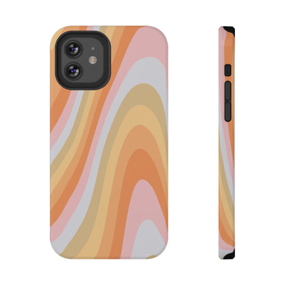 Rainbow Waves iPhone Case