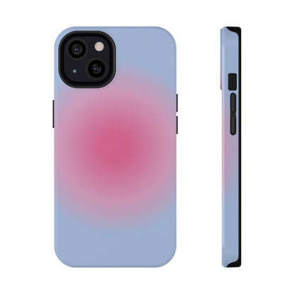 Pink & Blue Aura iPhone Case