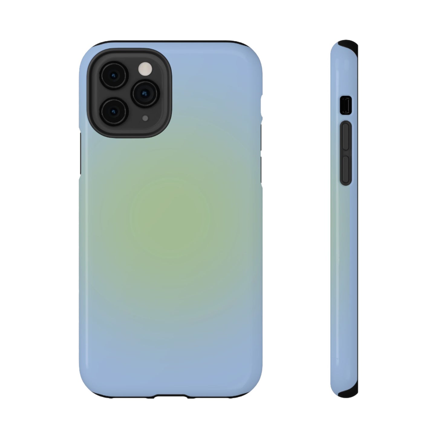 Blue & Green Aura iPhone Case