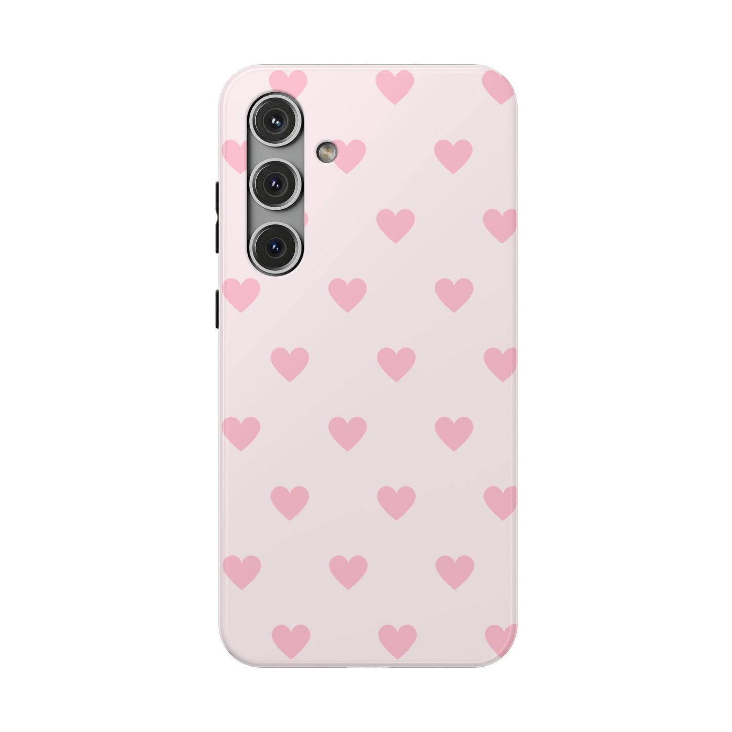 Light Pink Hearts Samsung Case