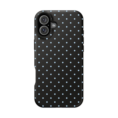 Blue Velvet Mini Dots iPhone Case