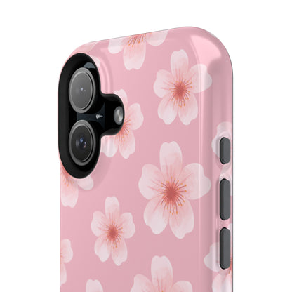 Pink Cherry Blossoms iPhone Case