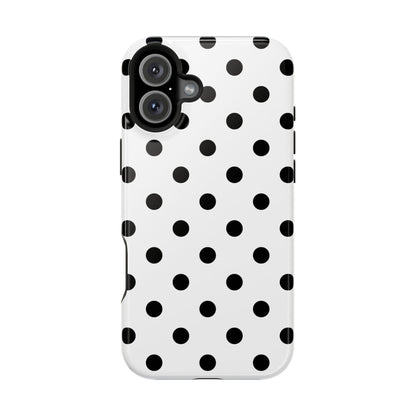 Black Polka Dots iPhone Case