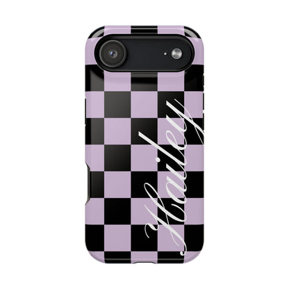 Custom Witchy Checkered iPhone Case