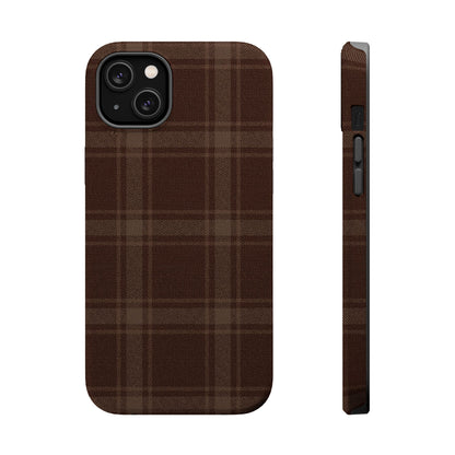 Cocoa Plaid iPhone Case