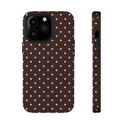 Mocha Mini Dots iPhone Case