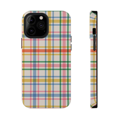 Retro Plaid iPhone Case