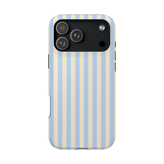 Lemon Sky Stripes iPhone Case