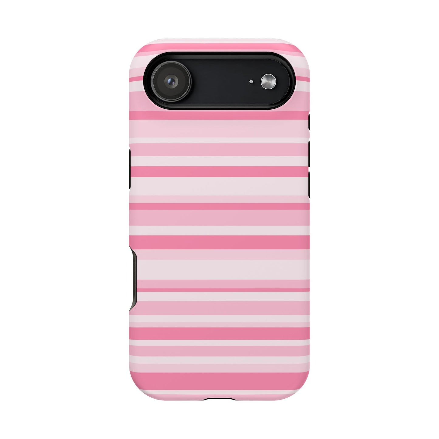 Pink Candy Stripes iPhone Case