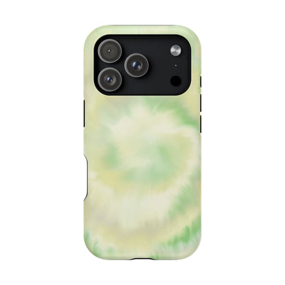 Lime Tie Dye iPhone Case
