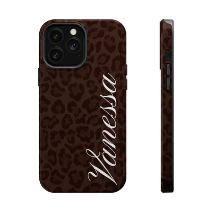 Custom Mocha Leopard iPhone Case