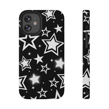 Black Stardust iPhone Case