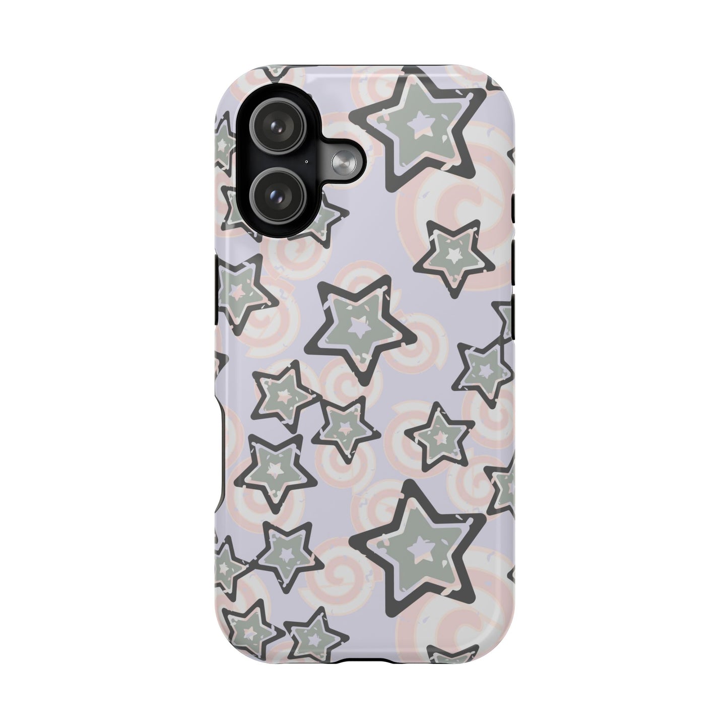 Y2K Gray Star iPhone Case