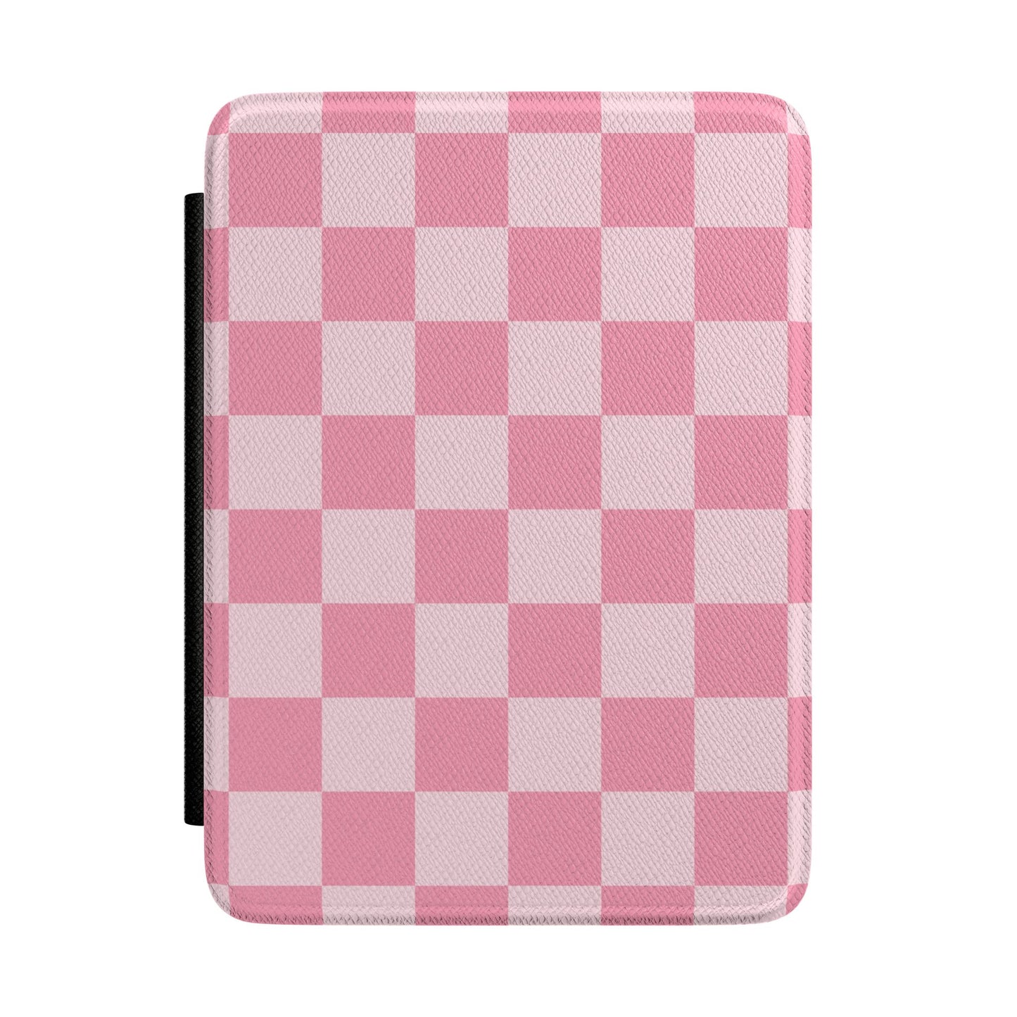 Pink Candy Checkered Kindle Case