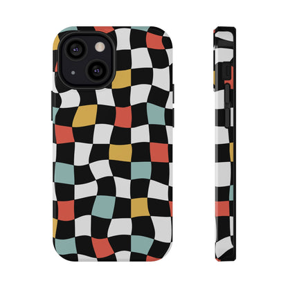 Retro Check iPhone Case