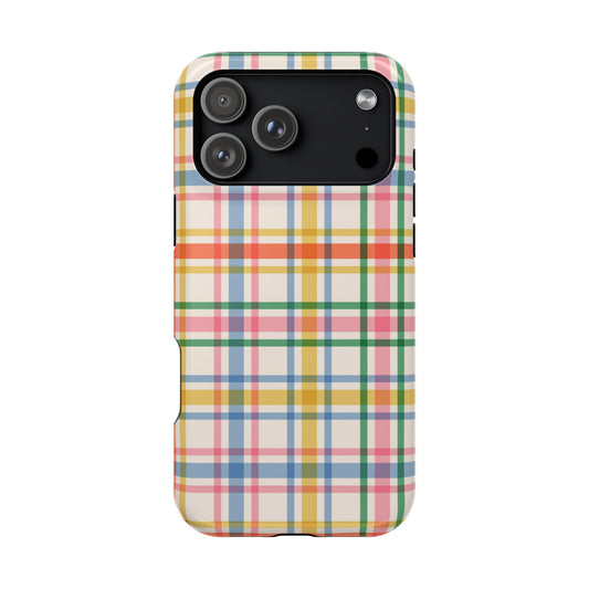 Retro Plaid iPhone Case