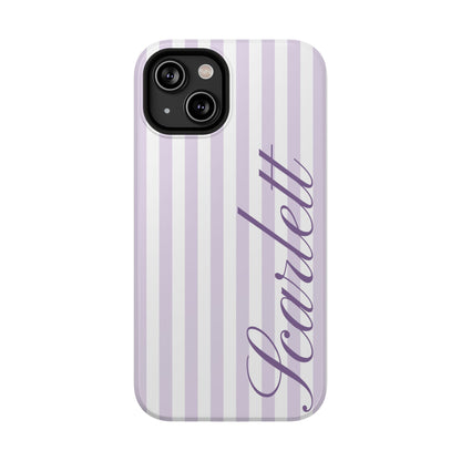 Personalized Lilac Beau iPhone Case