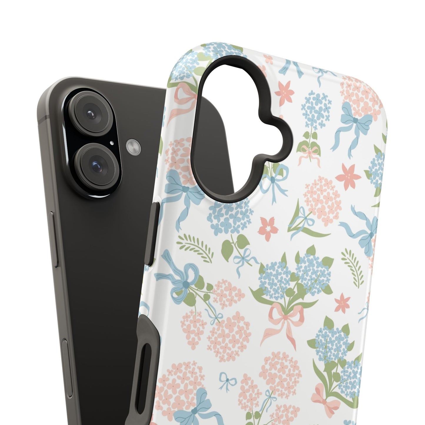 Hydrangea Bows iPhone Case