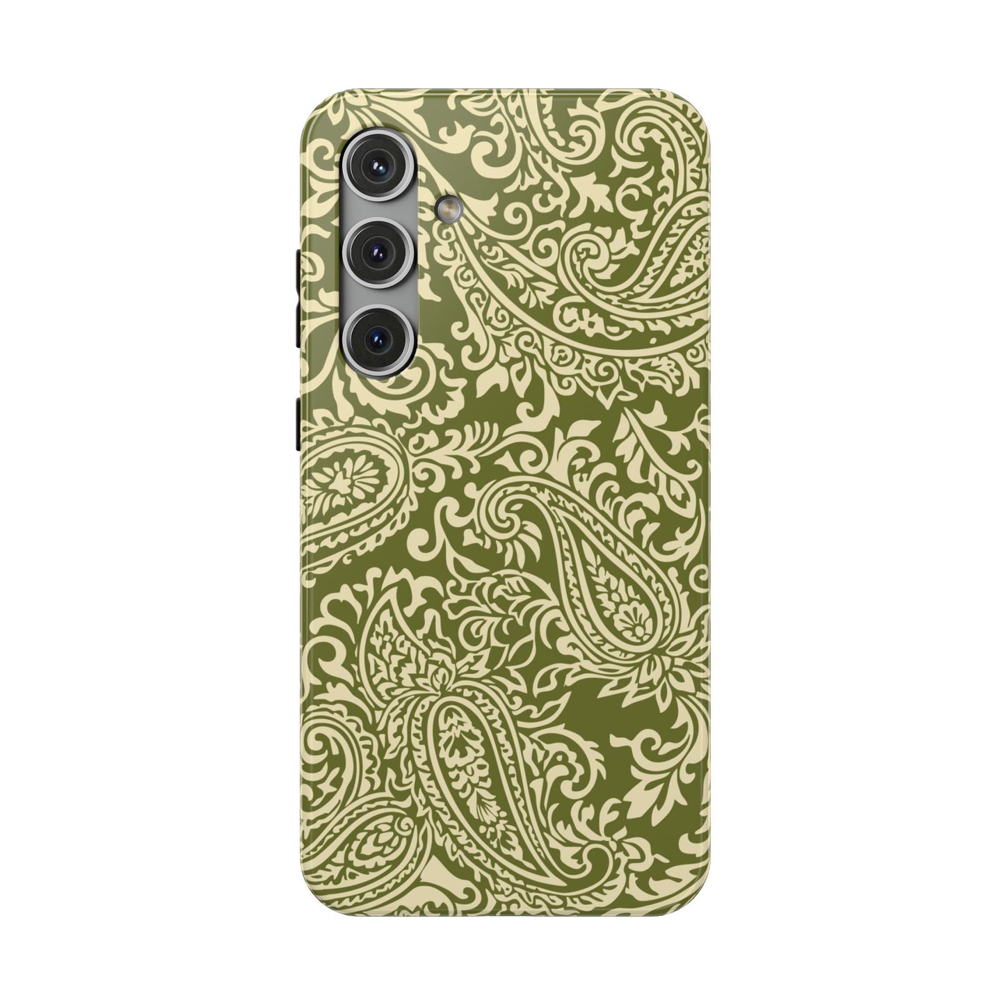 Olive Paisley Samsung Case