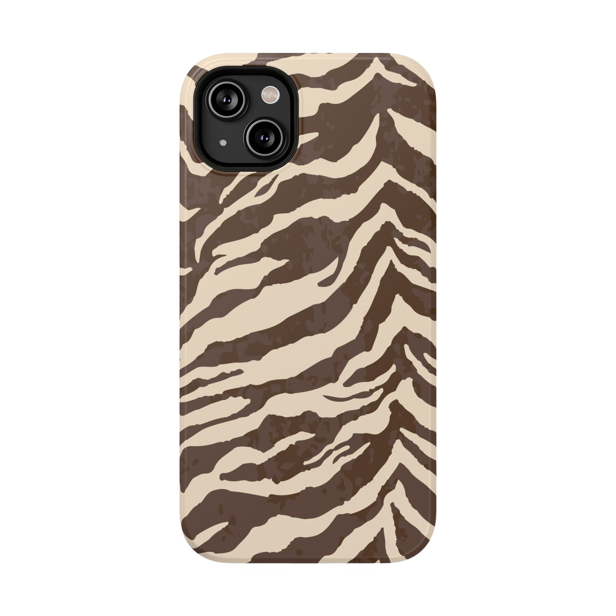 Brown Zebra iPhone Case