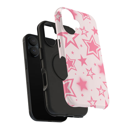 Hot Pink Stardust iPhone Case