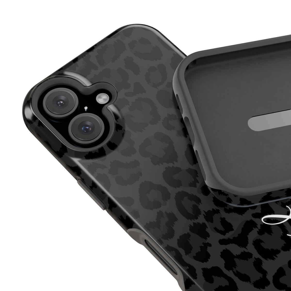 Custom Black Leopard iPhone Case