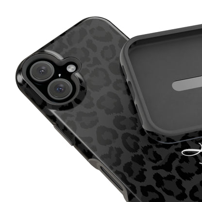 Custom Black Leopard iPhone Case